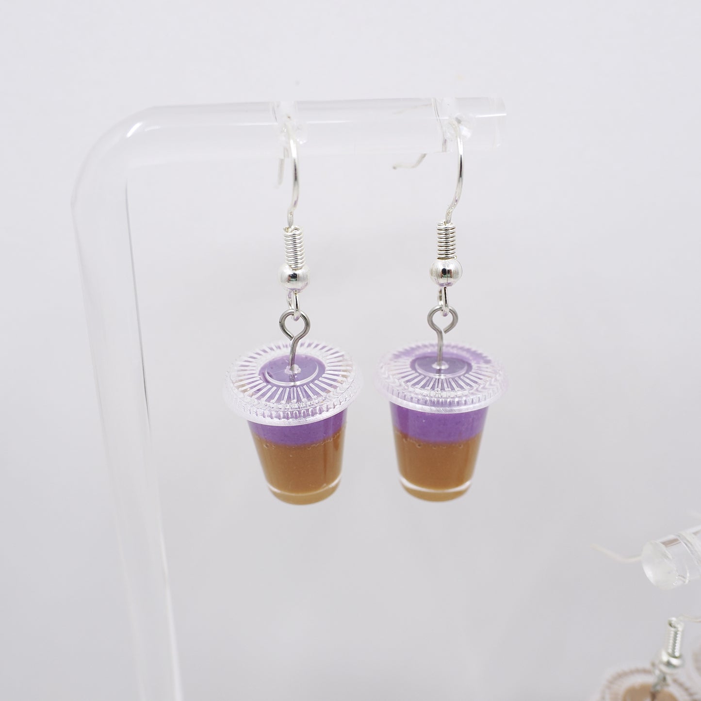 Ube Coffee Earrings