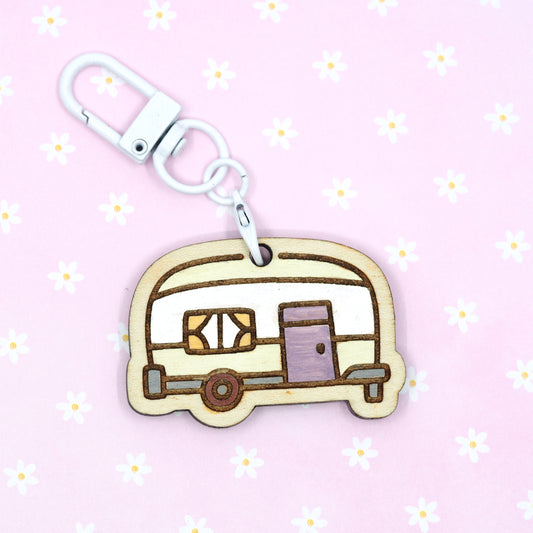 Happy Camper Keychains