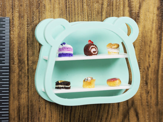 Miniature Dessert Diorama Magnet - Bear