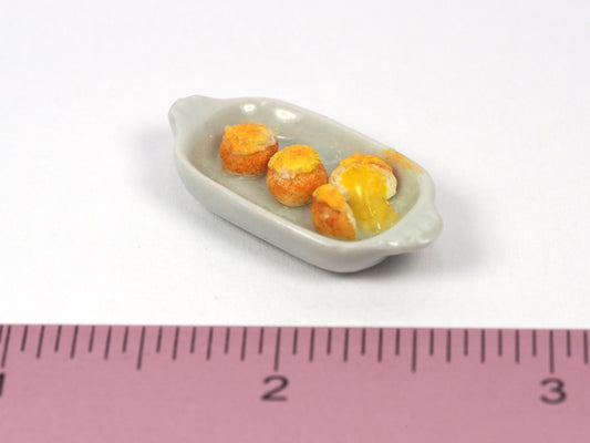 Miniature custard buns