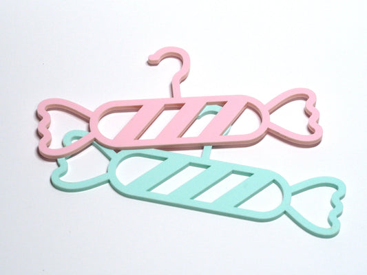 18" Doll Clothes Hangers - candy