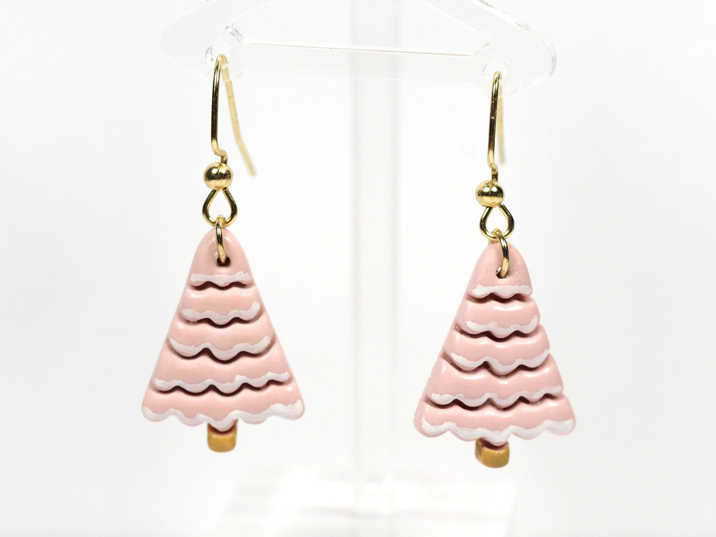 Christmas tree earrings