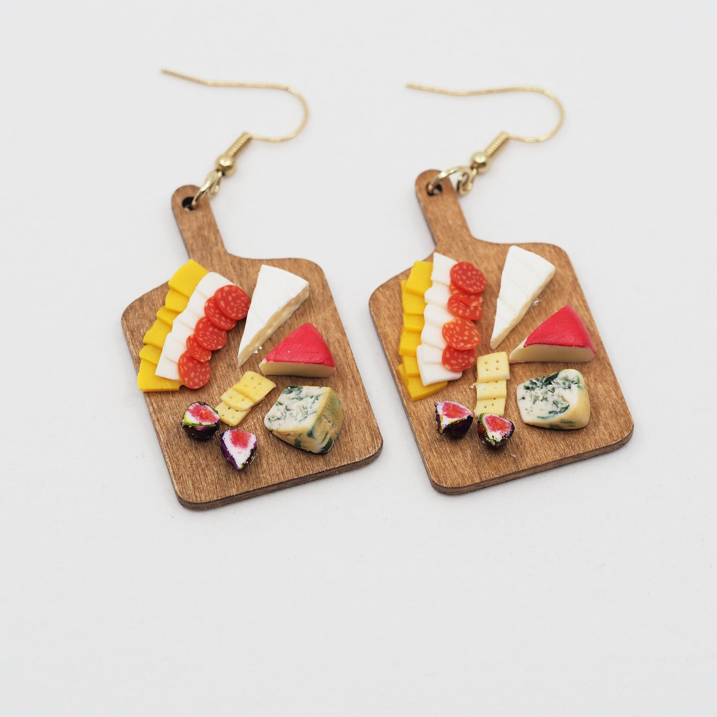 charcuterie board earrings