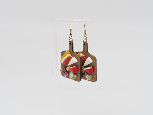 charcuterie board earrings