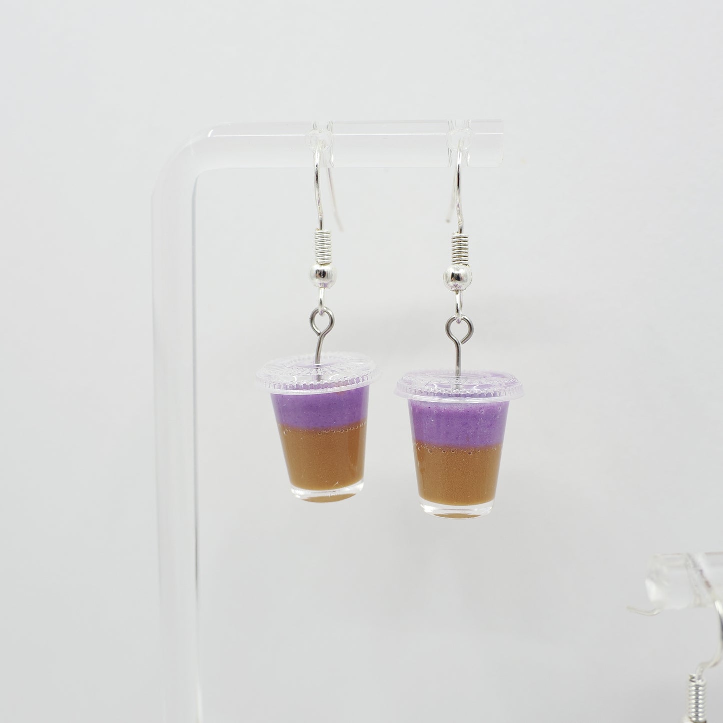 Ube Coffee Earrings