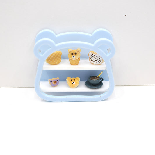 Miniature Dessert Diorama Magnet - Bear
