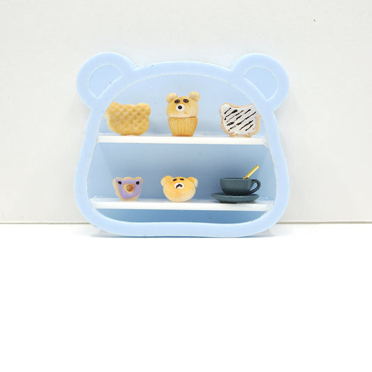 Miniature Dessert Diorama Magnet - Bear