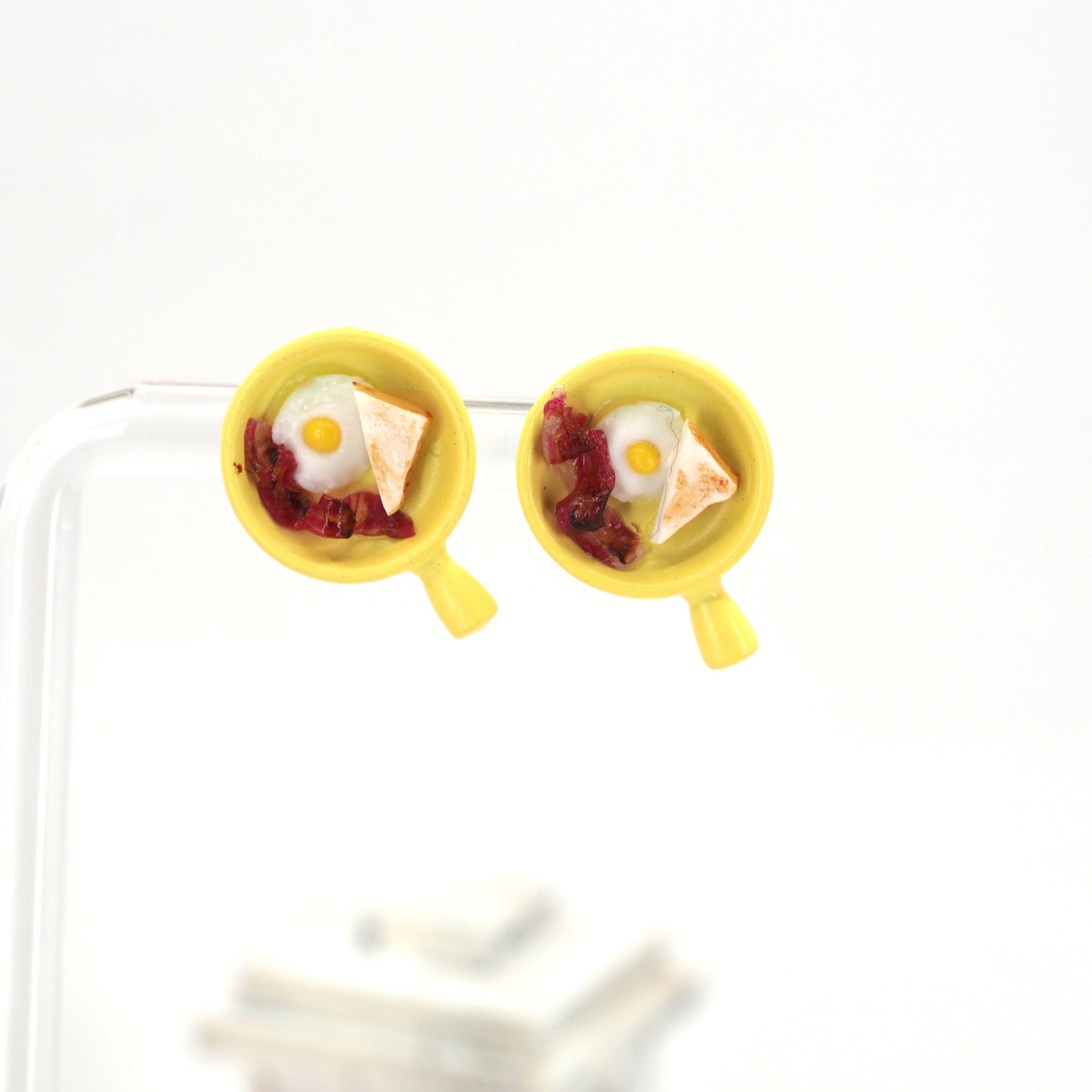 Bacon & Egg Breakfast Earrings