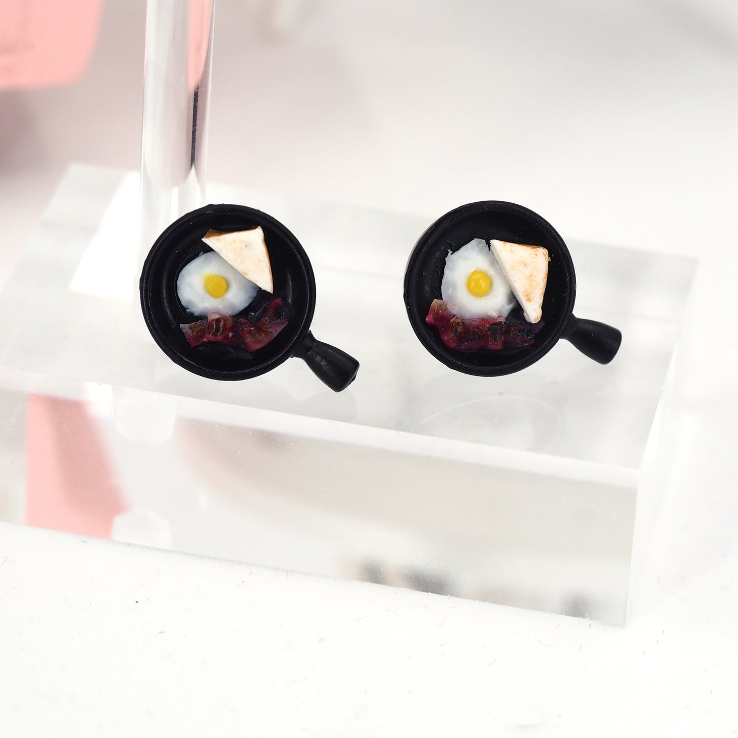 Bacon & Egg Breakfast Earrings