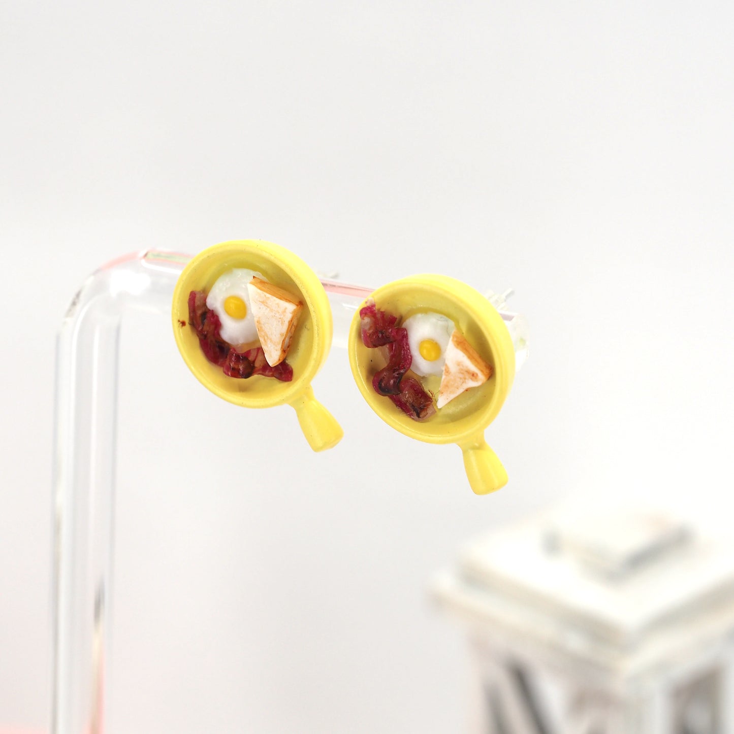 Bacon & Egg Breakfast Earrings