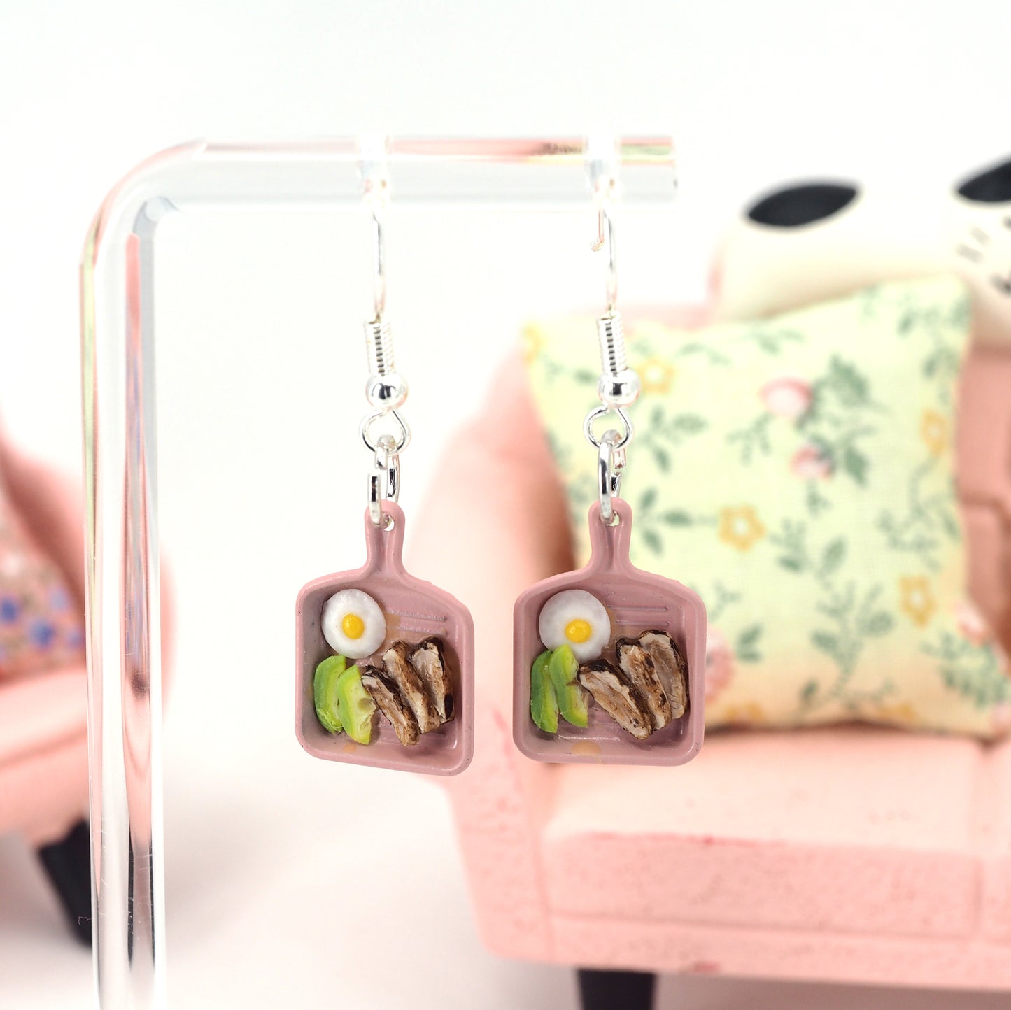 Steak & Egg Breakfast Earrings