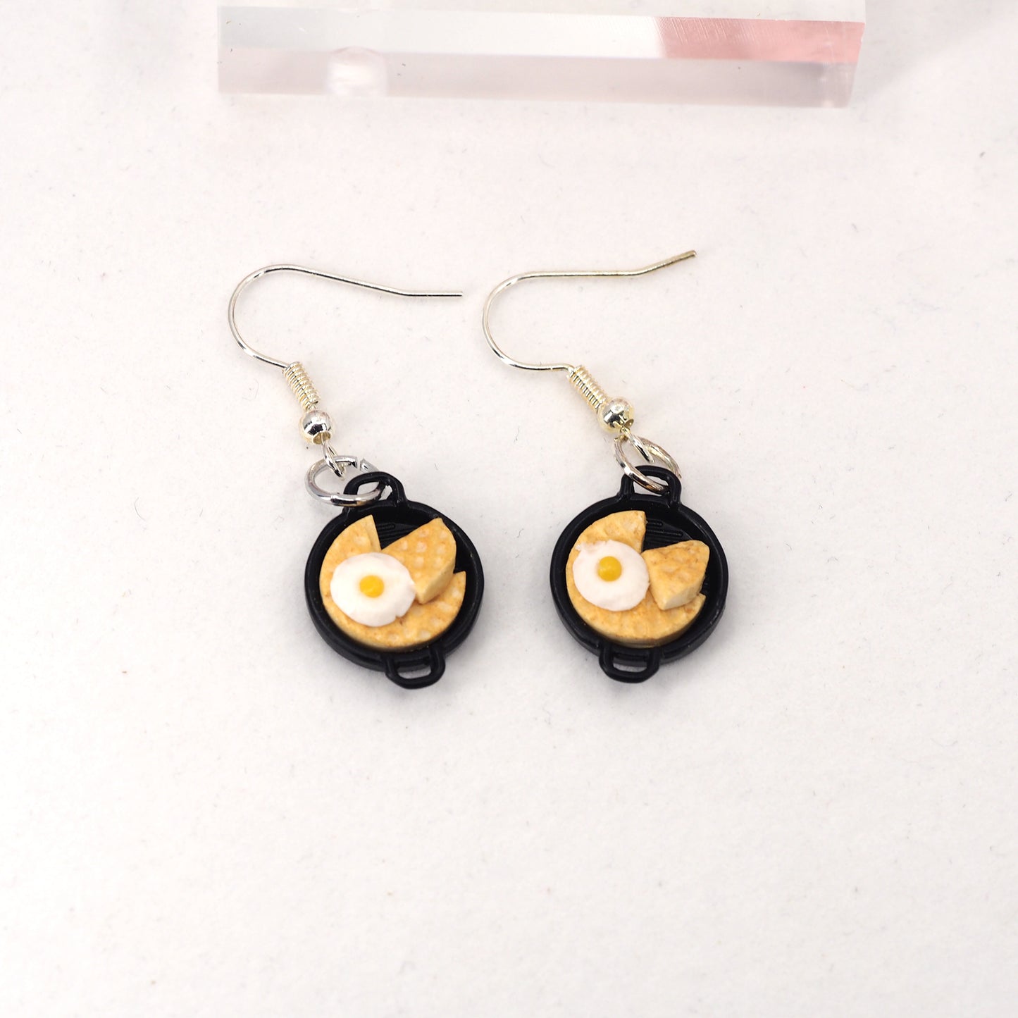 Waffle & Egg Breakfast Earrings