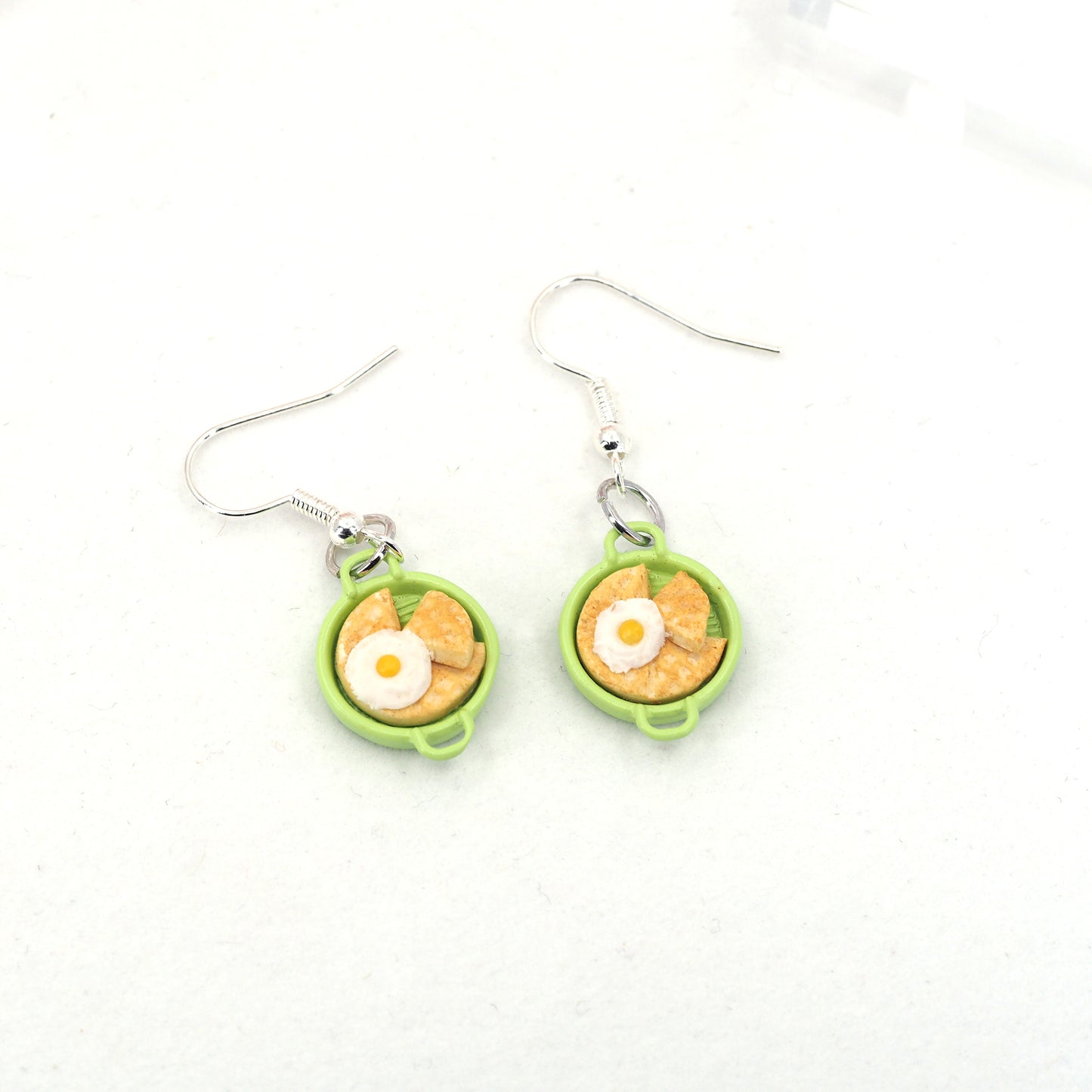 Waffle & Egg Breakfast Earrings