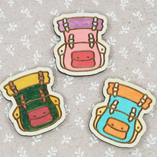 Mini Camping Backpack Magnet