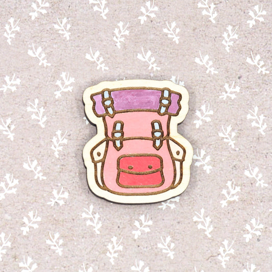 Mini Camping Backpack Magnet