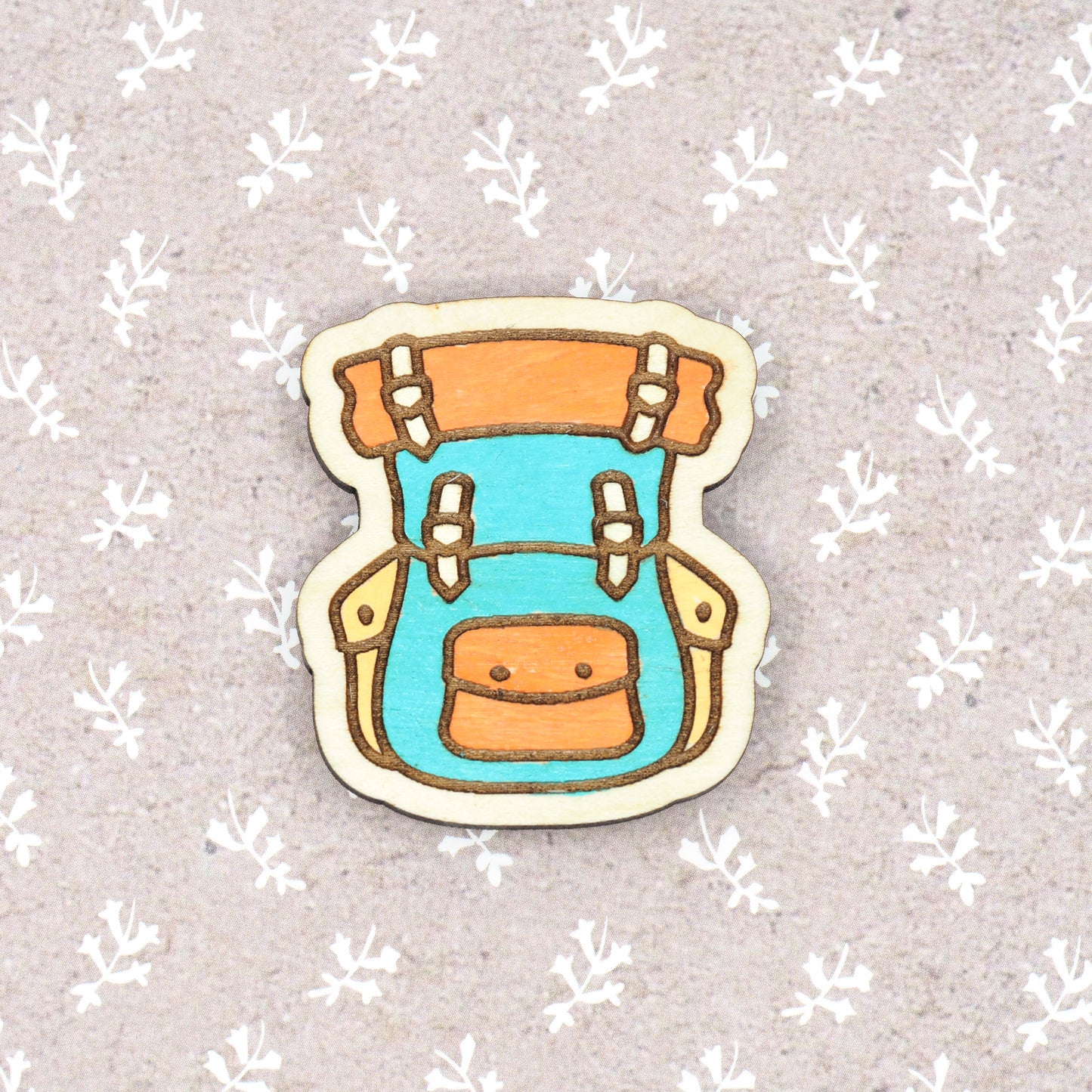 Mini Camping Backpack Magnet