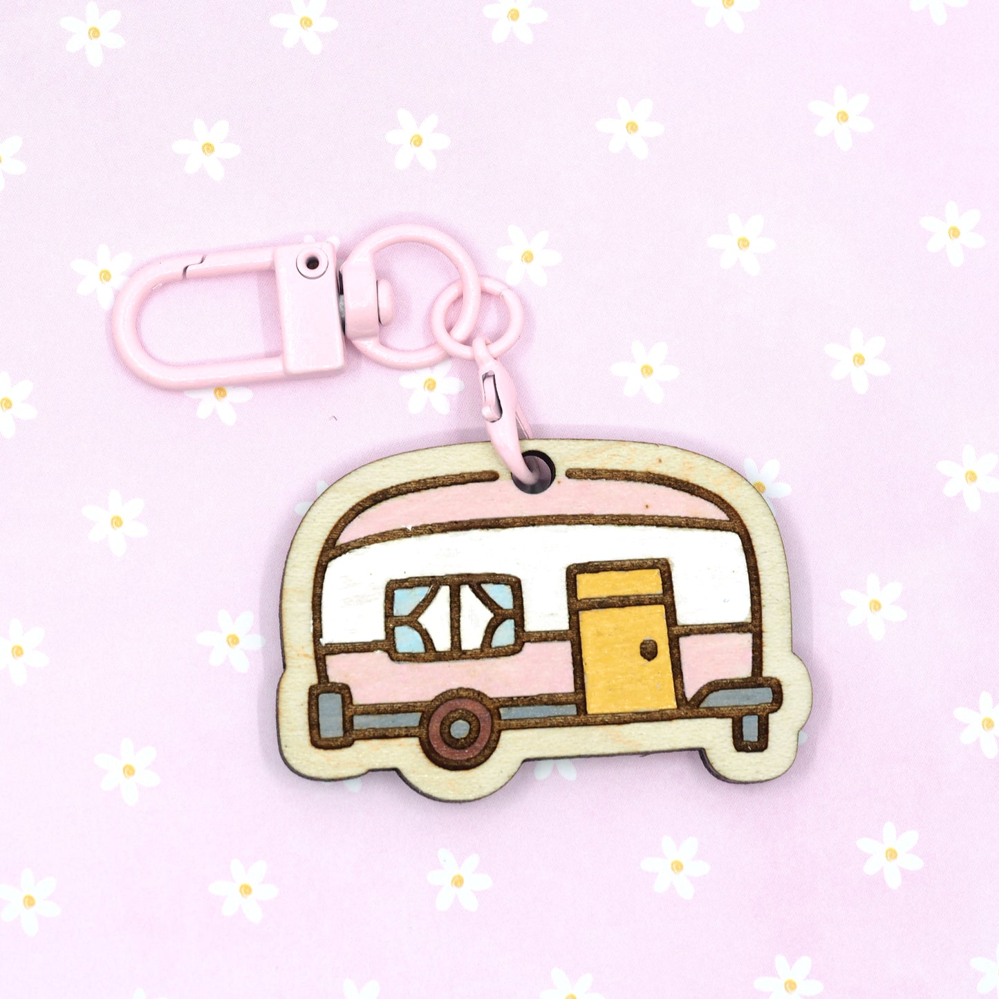 Happy Camper Keychains