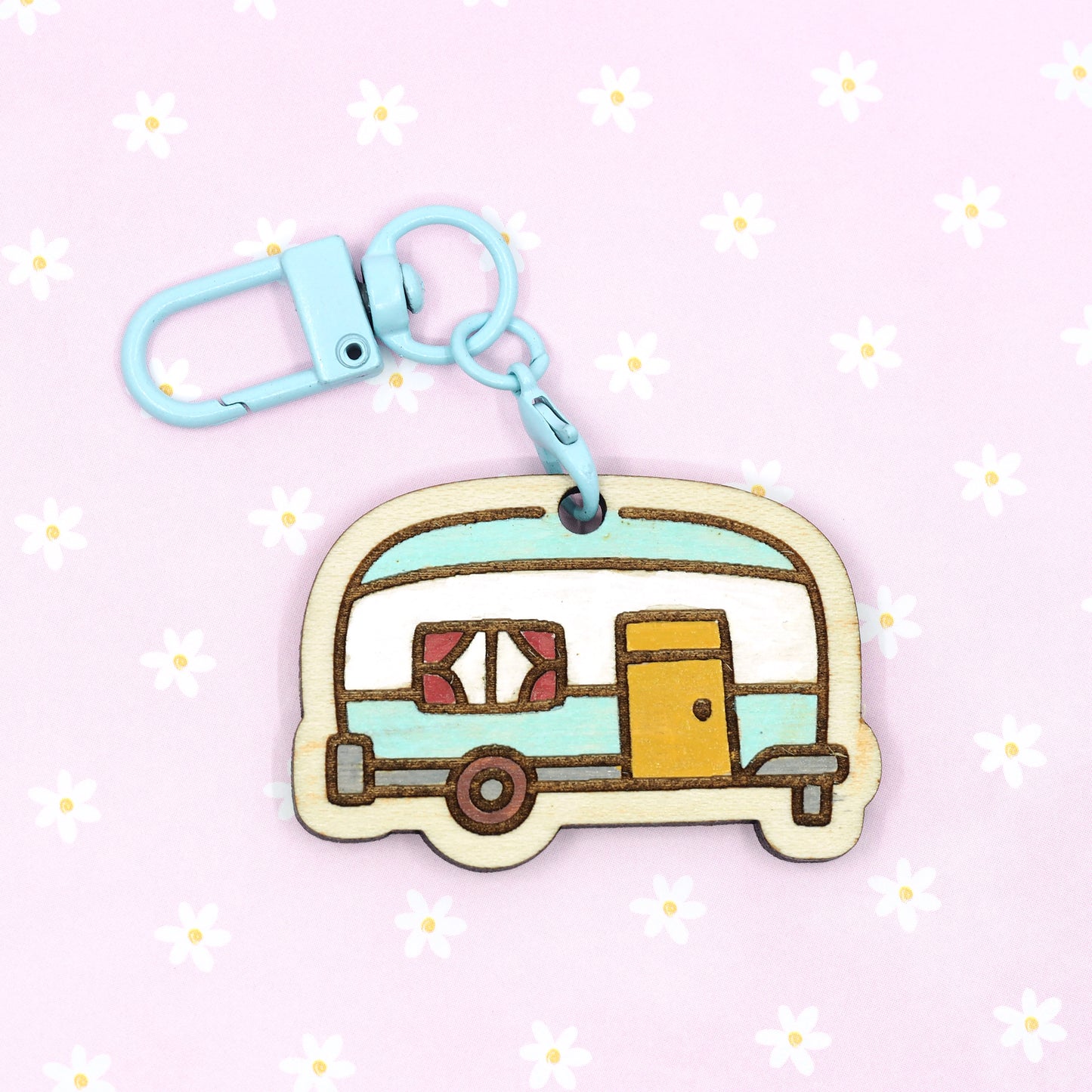 Happy Camper Keychains