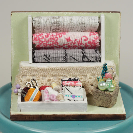 Miniature Tailor Shop Magnet