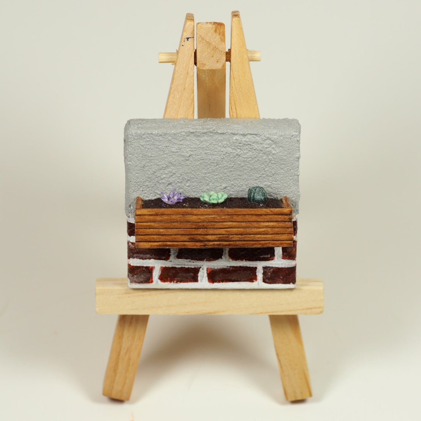 Mini Canvas - succulent garden