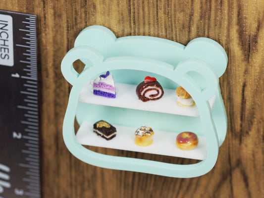 Miniature Dessert Diorama Magnet - Bear