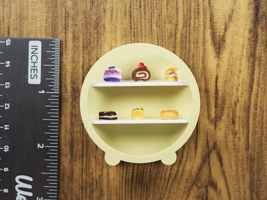 Miniature Dessert Diorama Magnet - Round