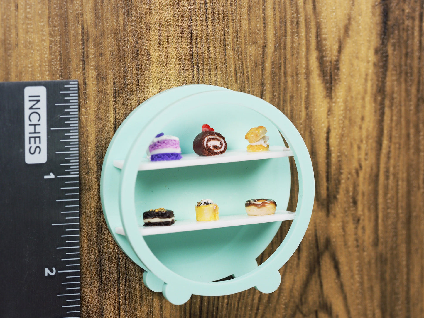 Miniature Dessert Diorama Magnet - Round