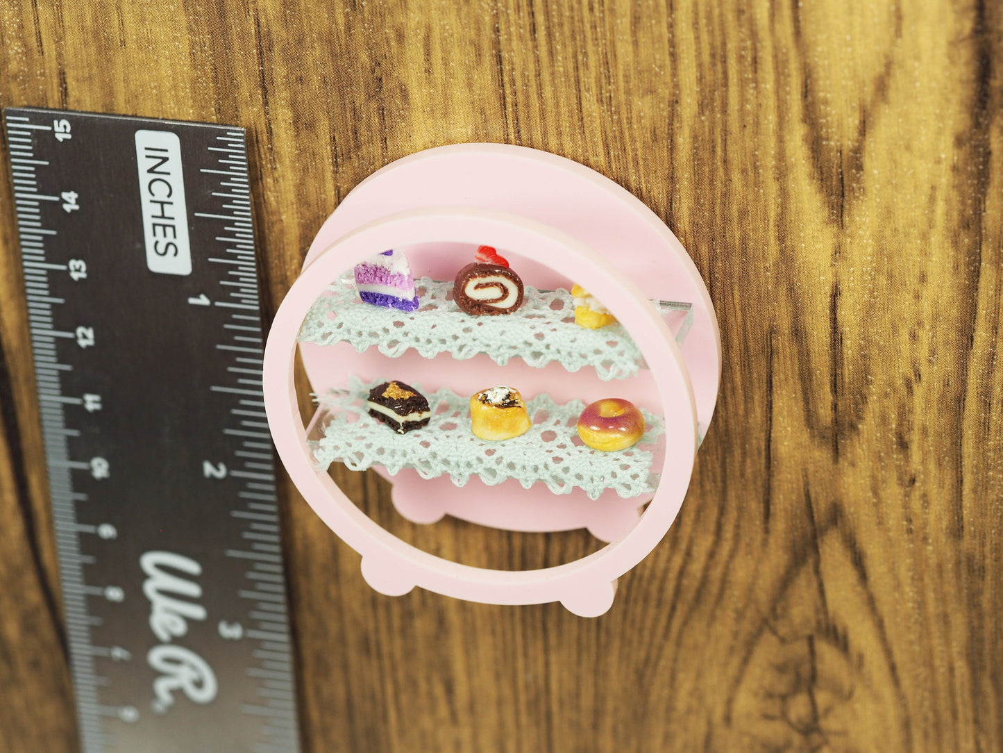 Miniature Dessert Diorama Magnet - Round
