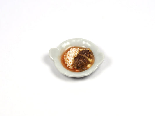 Miniature Japanese Katsu curry 1/12 scale