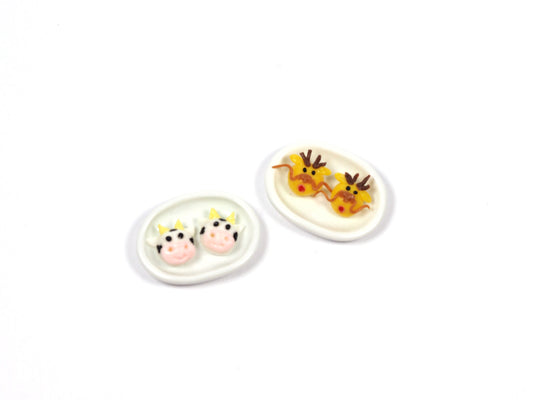 Miniature dim sum - animal steamed buns